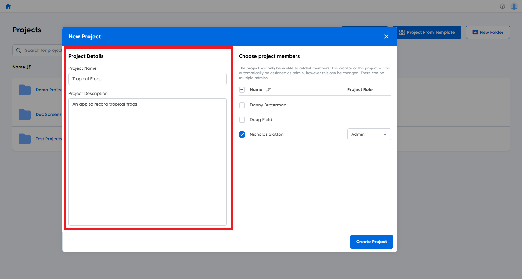 Your First Project - Knowledgebase
