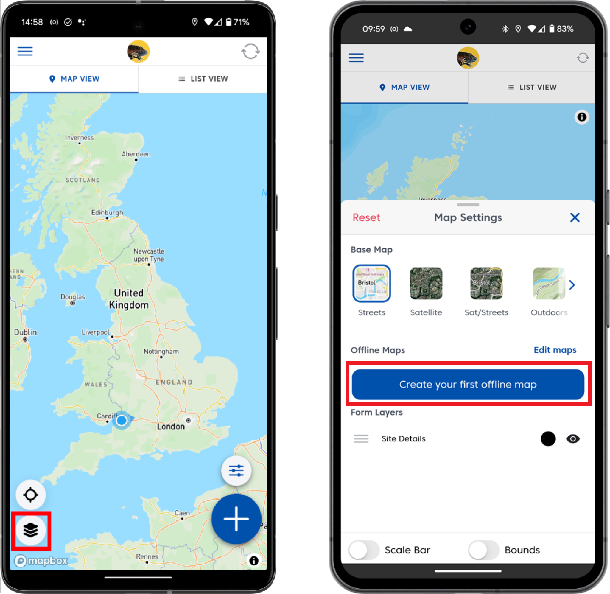 Coreo Place Creating an offline map in the Coreo app - Knowledgebase