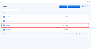 Coreo Place Organising your Projects in the Coreo Admin Area - Knowledgebase